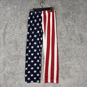 Exist Lounge Pants S 24x26 Patriotic USA Flag Fourth Of July Festival Americana